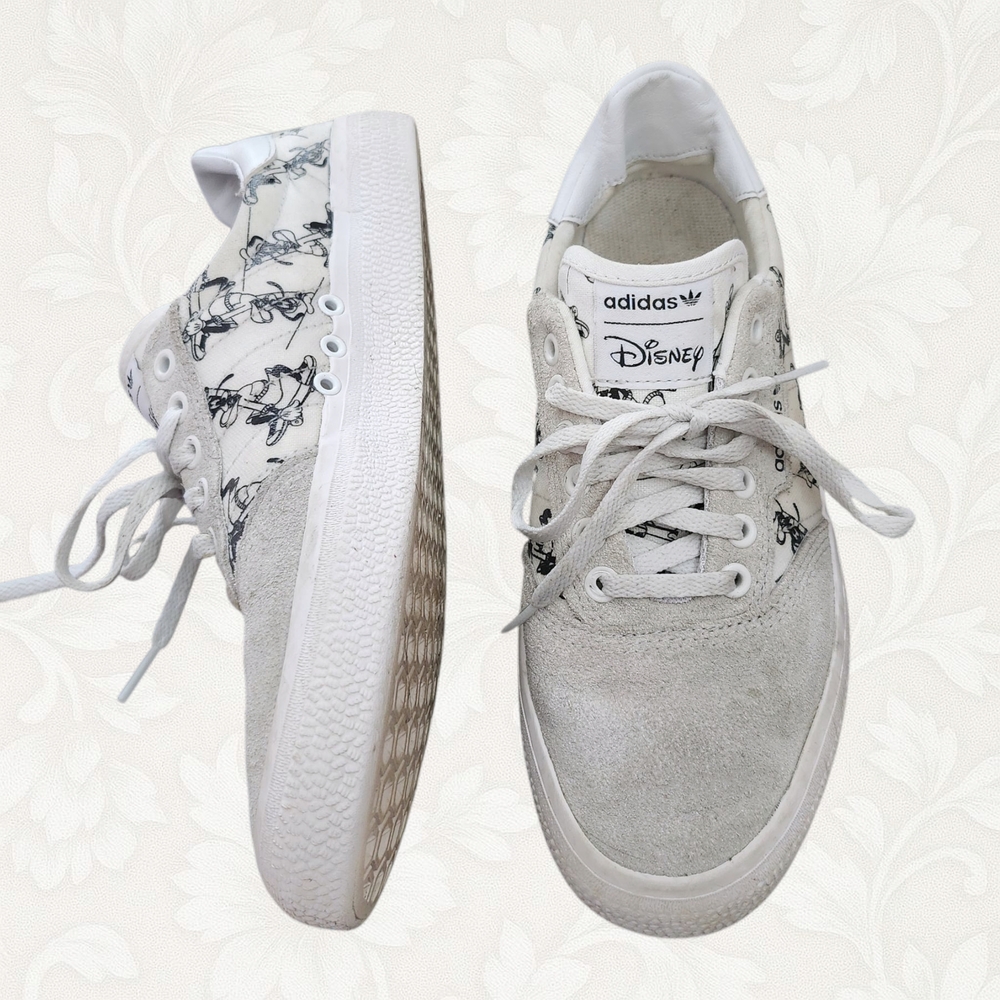 adidas White and Gray Sneakers